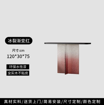 Lobby Acrylic Console Table Nordic Modern Center Entrance Console Tables Luxury Hallway Consolle Ingresso Living Room Furniture