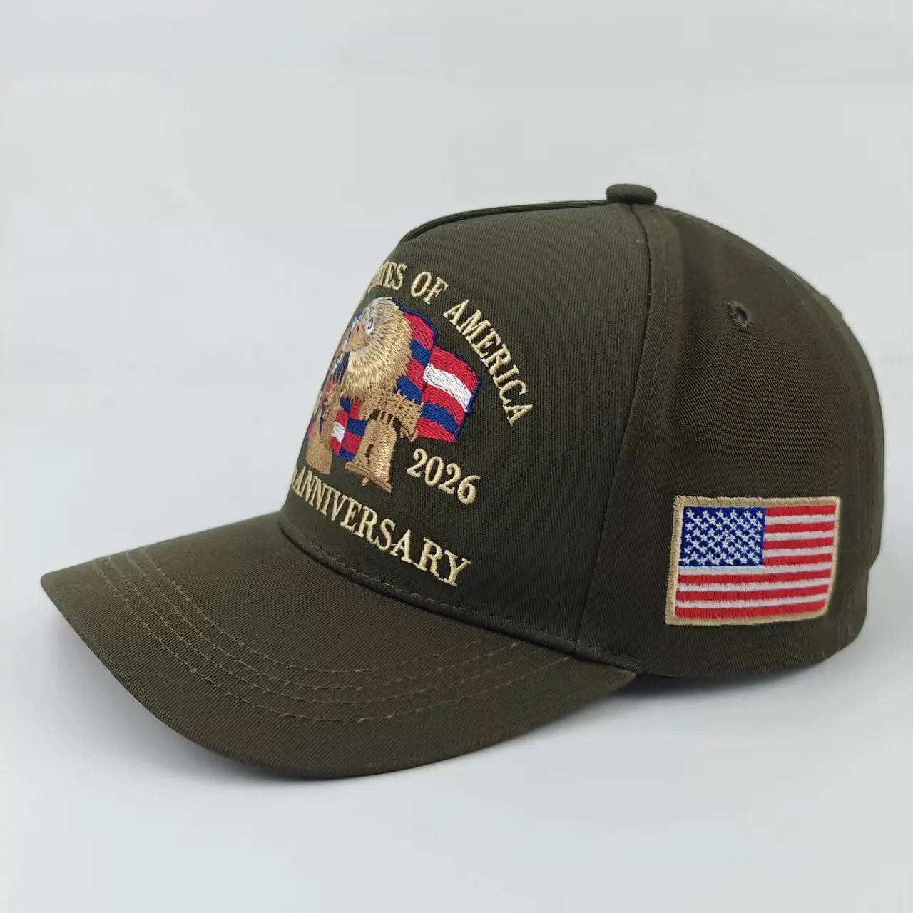 250th Anniversary of the United States Embroidery Hats Outdoor Personality Leisure Men Women Visor Cap 2026 New Baseball Cap