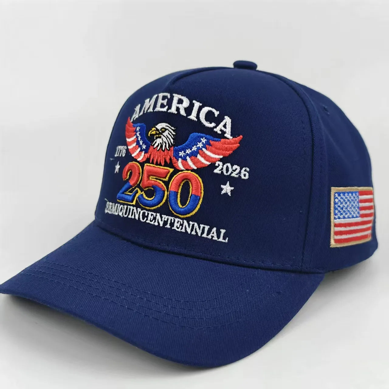 250th Anniversary of the United States Embroidery Hats Outdoor Personality Leisure Men Women Visor Cap 2026 New Baseball Cap