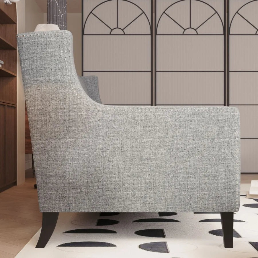 78.75'' 3Seater Sofa Button Tufted Backrest with Comfy Cushion Mid Century Modern Couches for Living Room Upholstered Comfy Sof