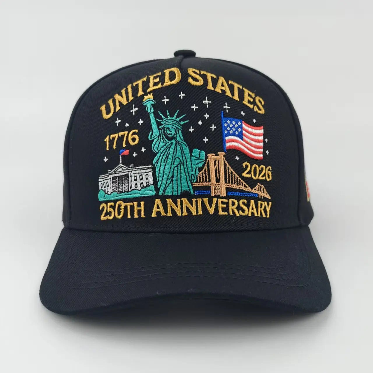 250th Anniversary of the United States Embroidery Hats Outdoor Personality Leisure Men Women Visor Cap 2026 New Baseball Cap