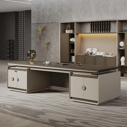 High Quality Designer Office Desk Work Cheap Luxury Executive Office Desk Minimalist Secretary Unusual Wooden Bureau Furniture