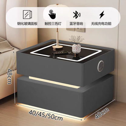 Night Table Nightstands Bedside Tables Smart Dressers Bedroom Furniture Bed Side Home Mesinhas De Cabeceira Nightstand Stand