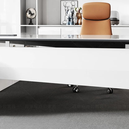 Modern Minimalism office table interior luxury high-end design computer desk escritorios de computadora mesa de escritório