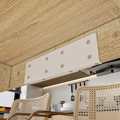 Large 78.7" L Dining Table for 8-10 People, Modern Wood Rectangular Kitchen Table Dinner Table with Pedestal Legs for Dining Ro