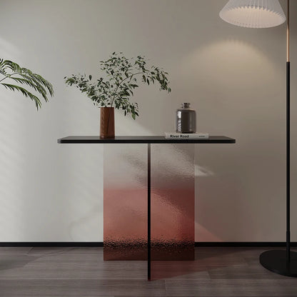 Lobby Acrylic Console Table Nordic Modern Center Entrance Console Tables Luxury Hallway Consolle Ingresso Living Room Furniture