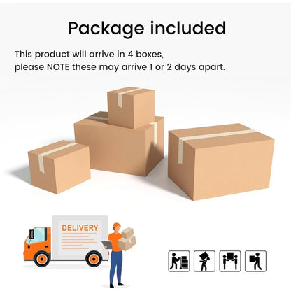 9-Piece Modern Dining Table Set, 66.93" Rectangular Kitchen Table with 8 Chairs, Long Dining Room Table for Living Room, Office,